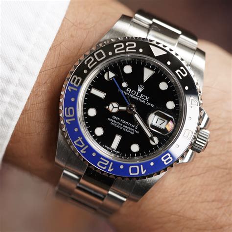 rolex gmt batman blue look purple|rolex batman gmt.